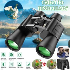 180x100 30x60 HD Military Zoom Powerful Binoculars Day-Low Night Optics Hunting