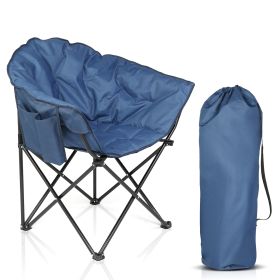 Blue Camping Chair Steel Pipe 120kg