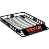 VEVOR Roof Rack Cargo Basket 200 LBS Capacity 46"x36"x4.5" for SUV Truck Cars