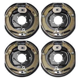 VEVOR Electric Trailer Brake Assembly, 12" x 2", 2 Pairs Self-Adjusting Electric Brakes Kit for 7000 lbs Axle, 5-Hole Mounting