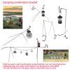 Multi-functional repair parts bracketslot hook taking tooltow hook extension tool camping lamp repair lamp bracketbrake caliper hookfifth wheel pin pu