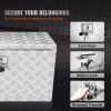 VEVOR Underbody Truck Box, 30"√ó14"√ó16" Pickup Storage Box, Heavy Duty Aluminum Diamond Plate Tool Box with Lock and Keys