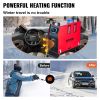 VEVOR 8KW Diesel Air Heater All in One 1 Air Outlet Diesel Heater 12V Remote Control Parking Heater Silencer with Blue LCD Switch for RV Trucks Bus an