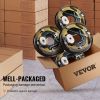 VEVOR Electric Trailer Brake Assembly, 10" x 2-1/4", 2 Pairs Self-Adjusting Electric Brakes Kit for 3500 lbs Axle, 4-Hole Mounting