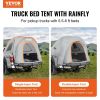 VEVOR Truck Bed Tent, 5.5'-6' Pickup Truck Tent with Rain Layer and Carry Bag, Waterproof PU2000mm Double Layer Truck Tent for Camping