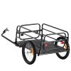 VEVOR Bike Cargo Trailer, 160 lbs Load Capacity, Heavy-Duty Bicycle Wagon Cart, Foldable Compact Storage & Quick Release with Universal Hitch