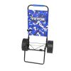 VEVOR Beach Dolly with Big Wheels for Sand, 15.4" x 15.7" Cargo Deck, w/ 10" PE Solid Wheels, 69LBS Loading Capacity Folding Sand Cart