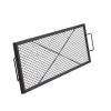 VEVOR X-Marks Fire Pit Grill Grate, Rectangle Cooking Grate, Heavy Duty Steel Campfire BBQ Grill Grid with Handle & Support X Wire