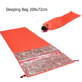 Outdoor Life Bivy Emergency Sleeping Bag Thermal Keep Warm Waterproof Mylar First Aid Emergency Blanke Camping Survival Gear (Color: D, Ships From: United States)