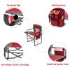 Camping Directors Chair, Heavy Duty,Oversized Portable Folding Chair with Side Table, Pocket for Beach, Fishing,Trip,Picnic,Lawn